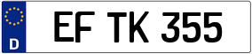 Truck License Plate